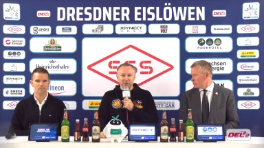 Pressekonferenz 3. Spieltag Eislöwen - Kaufbeuren