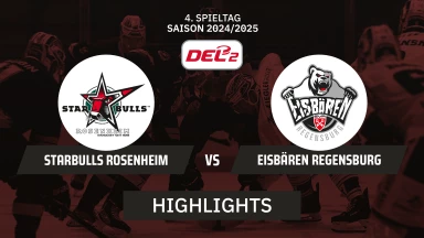 DEL2: Starbulls Rosenheim vs. Eisbären Regensburg | Highlights