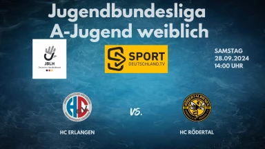 JBLH wA: HC Erlangen vs. HC Rödertal
