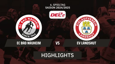 DEL2: EC Bad Nauheim vs. EV Landshut | Highlights