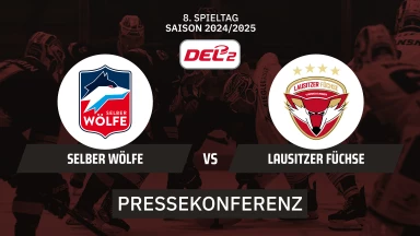 DEL2: Selber Wölfe vs. Lausitzer Füchse | Pressekonferenz