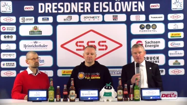Pressekonferenz 9. Spieltag Eislöwen - Regensburg