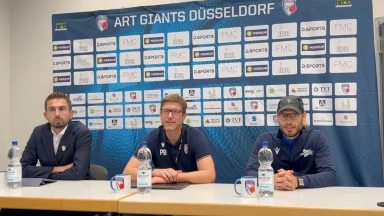 Pressekonferenz ART Giants Düsseldorf vs. Science City Jena