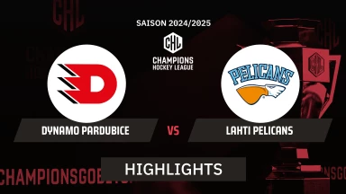 CHL: Dynamo Pardubice vs. Lahti Pelicans | Highlights