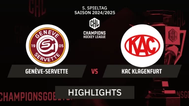CHL: Genève-Servette vs. KAC Klagenfurt | Highlights Hauptrunde