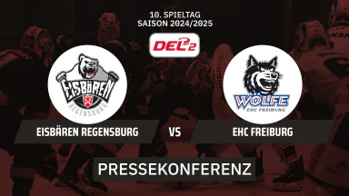 DEL2: Eisbären Regensburg vs. EHC Freiburg I Die Pressekonferenz