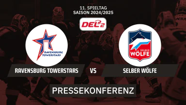 DEL2: Ravensburg Towerstars vs. Selber Wölfe I Die Pressekonferenz