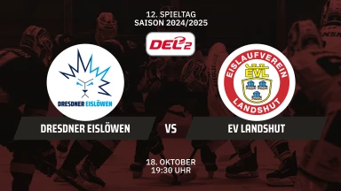 DEL2: Dresdner Eislöwen vs. EV Landshut