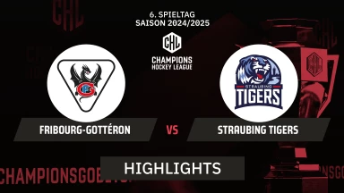 CHL: Fribourg-Gottéron vs. Straubing Tigers | Highlights, Hauptrunde