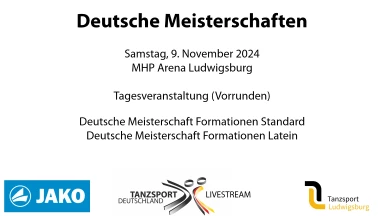 Deutsche Meisterschaft Formationen Standard und Latein (Vorrunden)