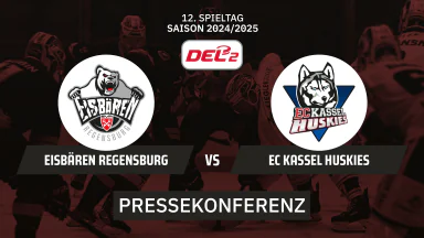 DEL2: Eisbären Regensburg vs. EC Kassel Huskies I Die Pressekonferenz