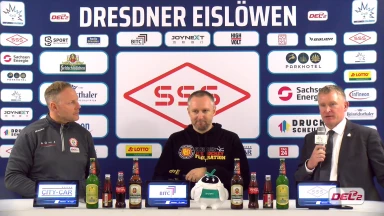 Pressekonferenz 12. Spieltag Eislöwen - Landshut