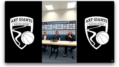 Pressekonferenz ART Giants Düsseldorf vs. Gießen 46ers