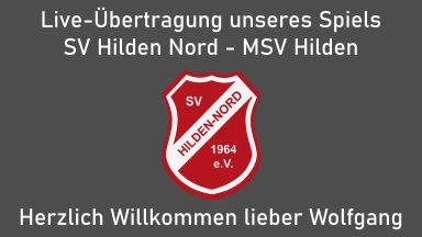SV Hilden Nord 1964 e.V. - MSV Hilden