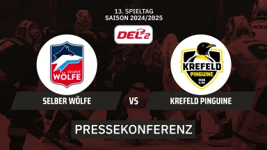 DEL2: Selber Wölfe vs. Krefeld Pinguine I Die Pressekonferenz