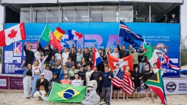 Toller Auftakt mit Tow-In Action bei GWA Wingfoil World Cup 2024 in Ibiraquera