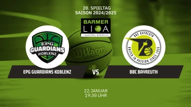 ProA: EPG Guardians Koblenz vs. BBC Bayreuth