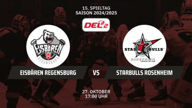 DEL2: Eisbären Regensburg vs. Starbulls Rosenheim