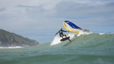 Top Crashes bei GWA Wingfoil World Cup 2024 in Ibiraquera, Brasilien