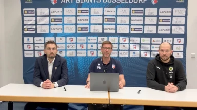 Pressekonferenz ART Giants Düsseldorf vs. BBV Bayreuth