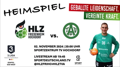 3. Liga: Staffel Süd-West - HLZ Friesenheim-Hochdorf II vs. TV Aldekerk 07