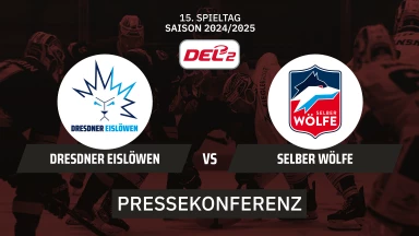 DEL2: Dresdner Eislöwen vs. Selber Wölfe | Pressekonferenz