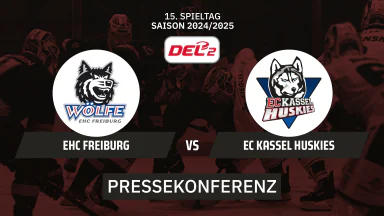 DEL2: EHC Freiburg vs. EC Kassel Huskies | Pressekonferenz