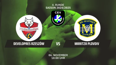 CL Frauen: Developres RZESZÓW vs. Maritza PLOVDIV