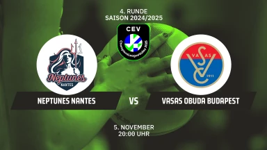CL Frauen: Neptunes NANTES vs. Vasas Óbuda BUDAPEST