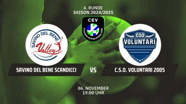 CL Frauen: Savino Del Bene SCANDICCI vs. C.S.O. VOLUNTARI 2005