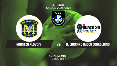 CL Frauen: Maritza PLOVDIV vs. A. Carraro Imoco CONEGLIANO
