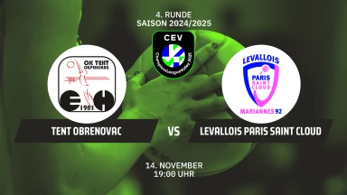 CL Frauen: Tent OBRENOVAC vs. LEVALLOIS PARIS Saint Cloud