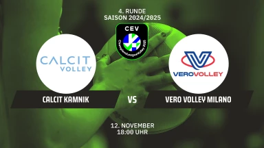 CL Frauen: Calcit KAMNIK vs. Numia Vero Volley MILANO