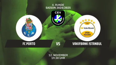 CL Frauen: FC PORTO vs. VakifBank ISTANBUL