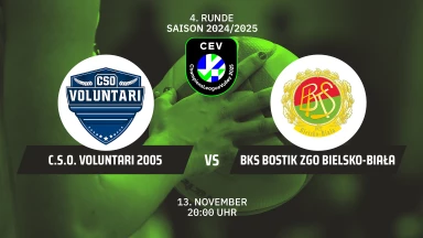 CL Frauen: C.S.O. VOLUNTARI 2005 vs. BKS Bostik ZGO BIELSKO-BIAŁA