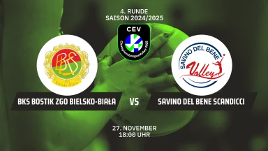 CL Frauen: BKS Bostik ZGO BIELSKO-BIAŁA vs. Savino Del Bene SCANDICCI