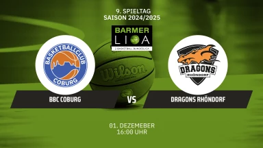 ProB Süd: BBC Coburg vs. Dragons Rhöndorf