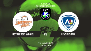 CL Männer: JASTRZEBSKI Wegiel vs. Levski SOFIA