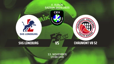 CL Männer: SVG LÜNEBURG vs. CHAUMONT VB 52 - kommentiert von Roman Gerth