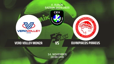 CL Männer: Mint Vero Volley MONZA vs. Olympiacos PIRAEUS