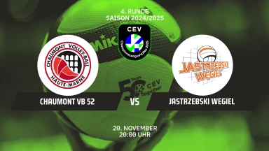 CL Männer: CHAUMONT VB 52 vs. JASTRZEBSKI Wegiel