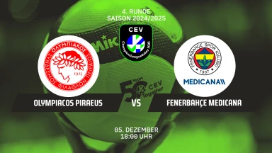 CL Männer: Olympiacos PIRAEUS vs. Fenerbahçe Medicana ISTANBUL