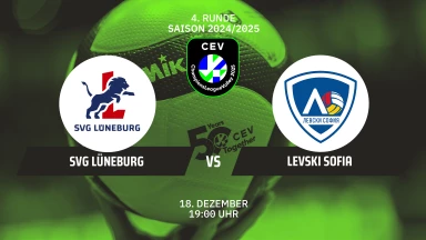 CL Männer: SVG LÜNEBURG vs. Levski SOFIA - kommentiert von Marc Lau