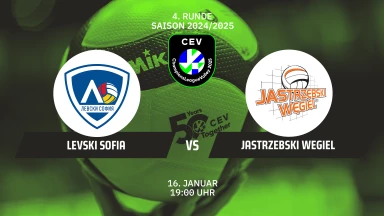 CL Männer: Levski SOFIA vs. JASTRZEBSKI Wegiel
