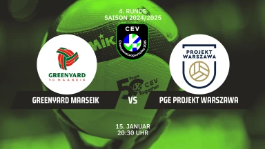 CL Männer: Greenyard MAASEIK vs. PGE Projekt WARSZAWA