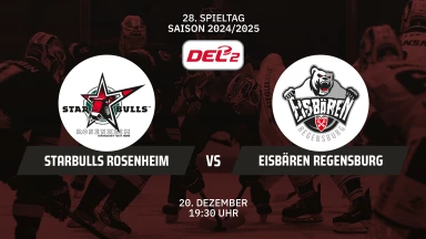 DEL2: Starbulls Rosenheim vs. Eisbären Regensburg
