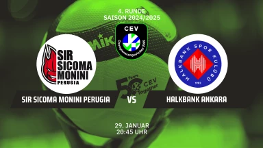CL Männer: Sir Sicoma Monini PERUGIA vs. Halkbank ANKARA
