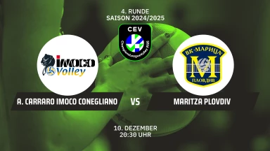 CL Frauen: A. Carraro Imoco CONEGLIANO vs. Maritza PLOVDIV