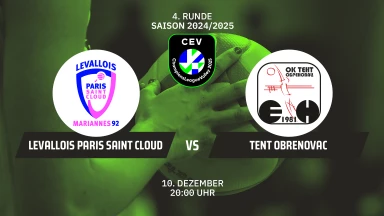 CL Frauen: LEVALLOIS PARIS Saint Cloud vs.  Tent OBRENOVAC