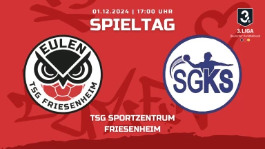3. Liga Frauen: Staffel Süd: TSG Friesenheim vs. SG Kappelwindeck/Steinbach